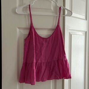Topshop Pink Babydoll Tank